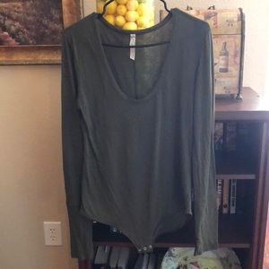 Free People Intimately light weight bodysuit.